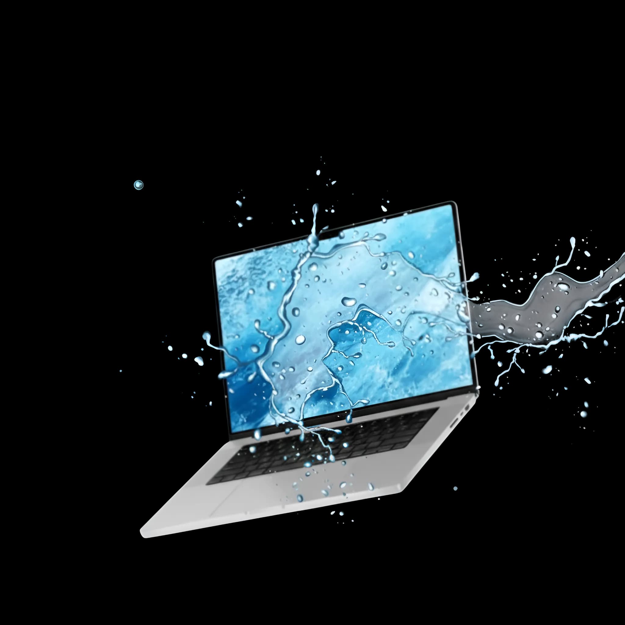 Liquid damage repair background